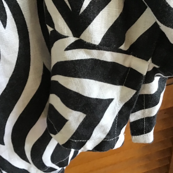 JM Collection linen blouse - Picture 4 of 6